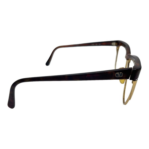 Oliver Valentino Sunglasses Frame Only V569 312 Black Gold Cat eye Lenses H6259 - Picture 4 of 7